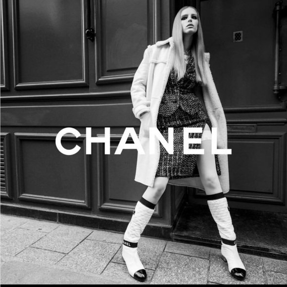 ❌❌ Chanel 2 in 1 White CC Logo Boots G38428 - Size 38 - Picture 16 of 16